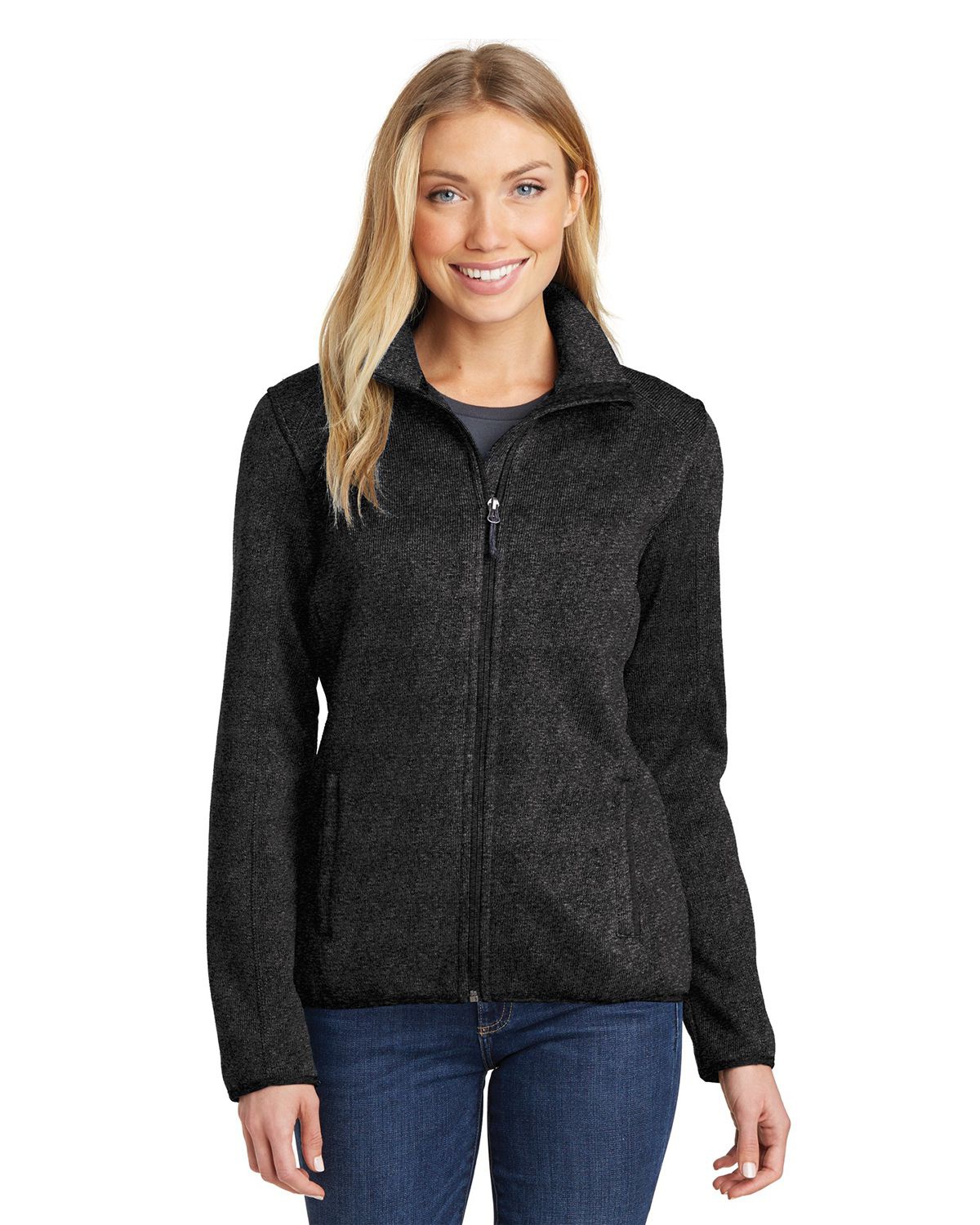 'Port Authority L232 Ladies Sweater Fleece Jacket'