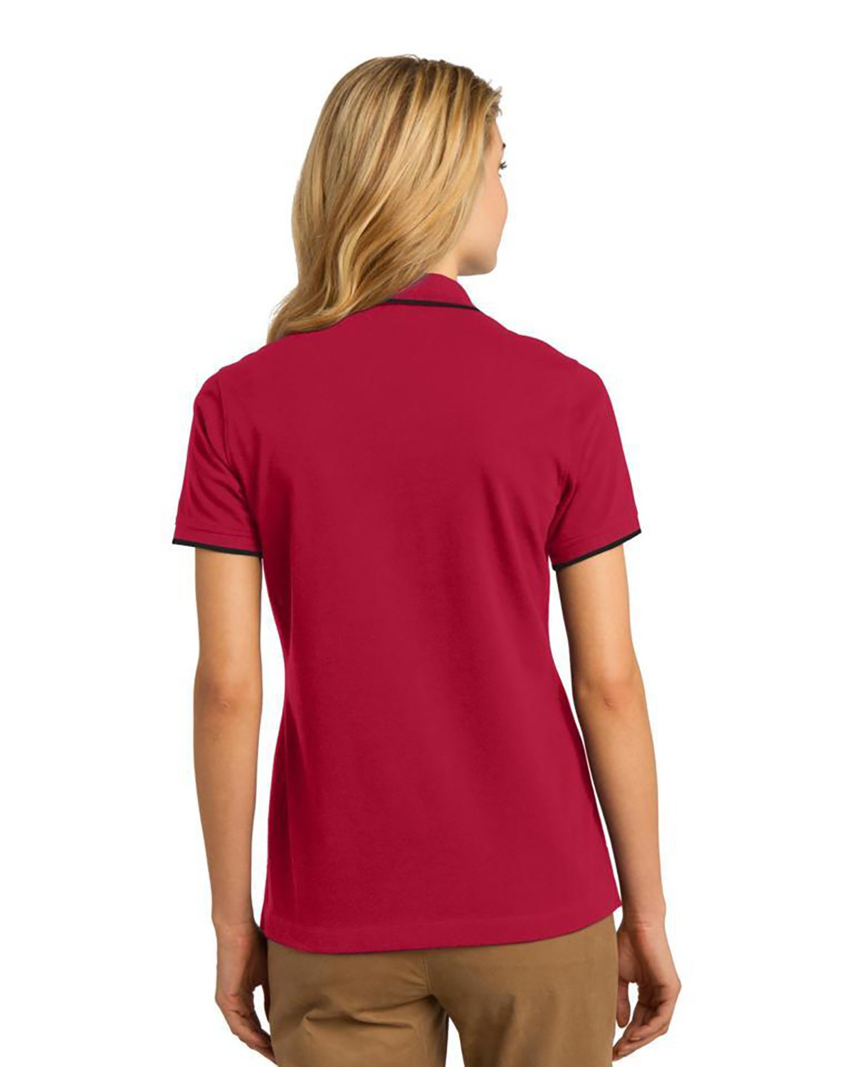 'Port Authority L454 Ladies Rapid Dry Tipped Polo'