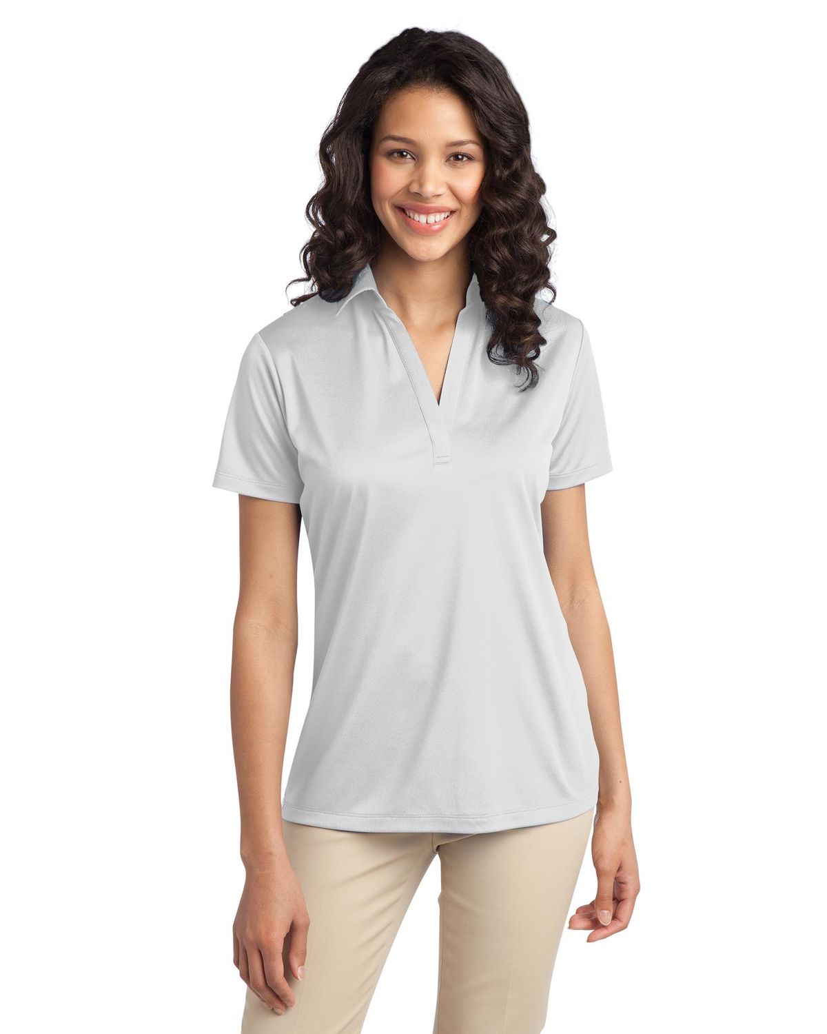 'Port Authority L540 Ladies Silk Touch Performance Polo Shirt'