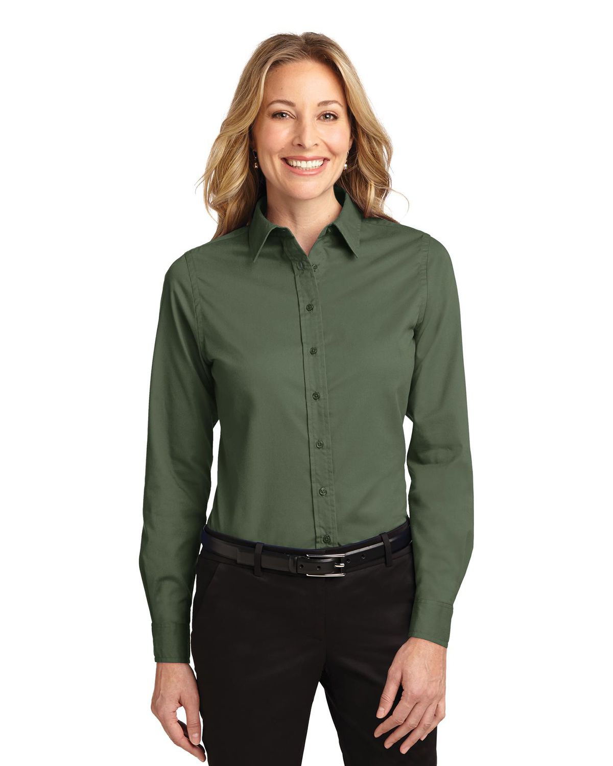 'Port Authority L608 Ladies' Long Sleeve Easy Care Shirt'