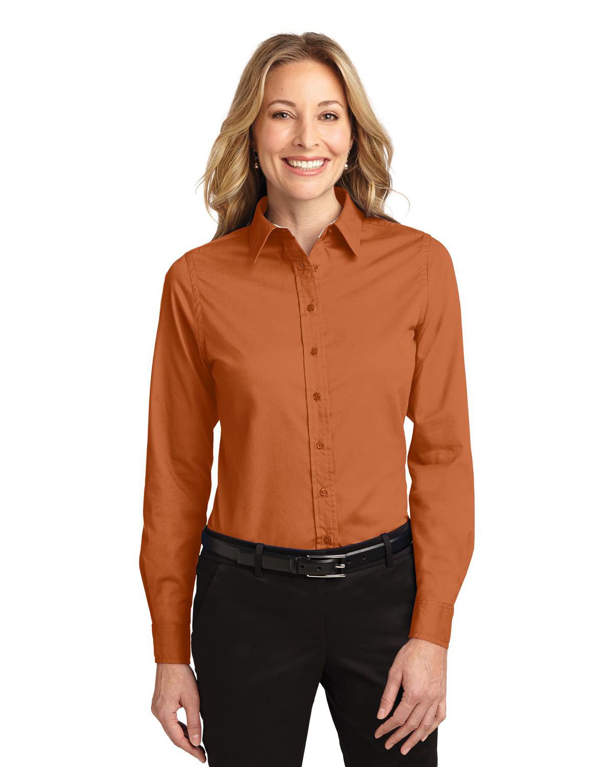 'Port Authority L608 Ladies Long Sleeve Easy Care Shirt'