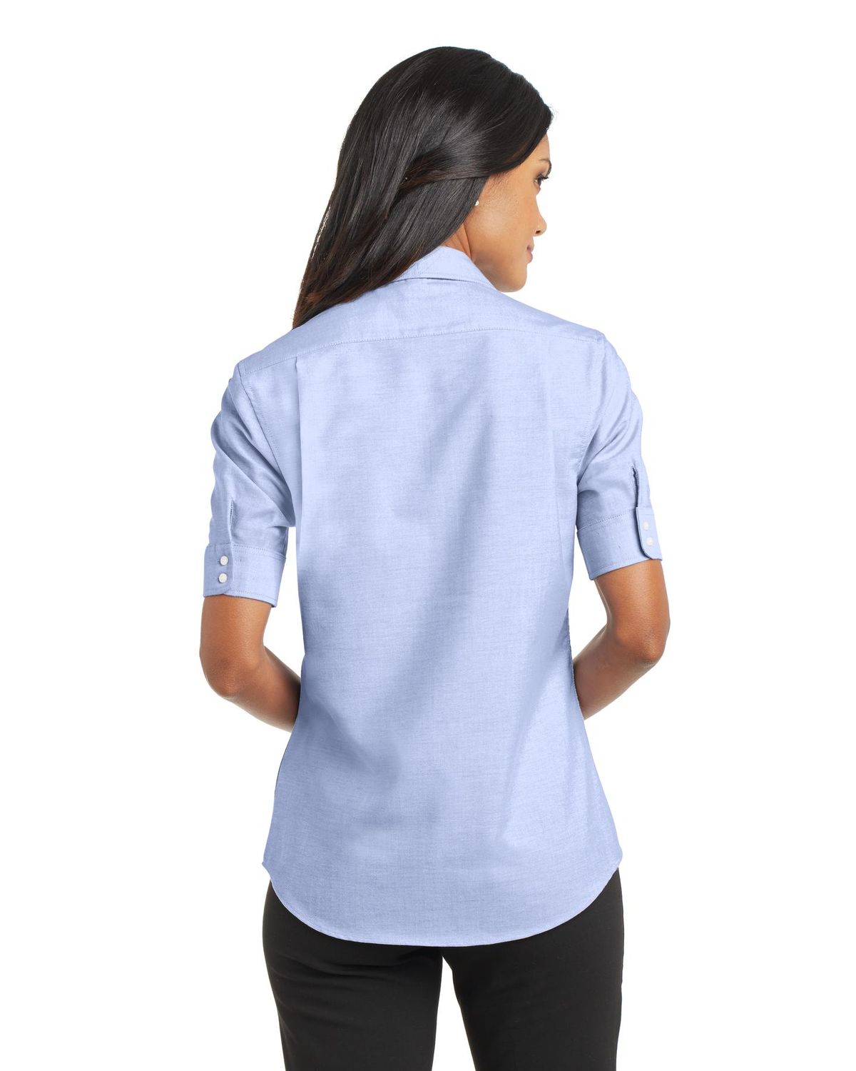 'Port Authority L659 Ladies Short Sleeve SuperPro Oxford Shirt'