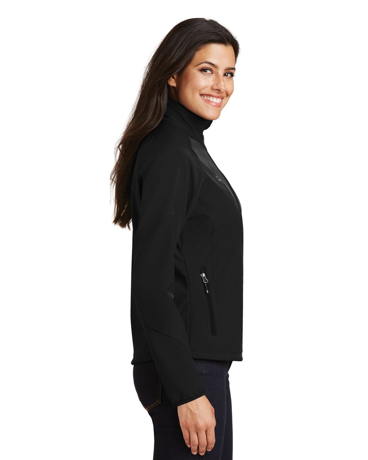 'Port Authority L705 Ladies' Textured Soft Shell Jacket'