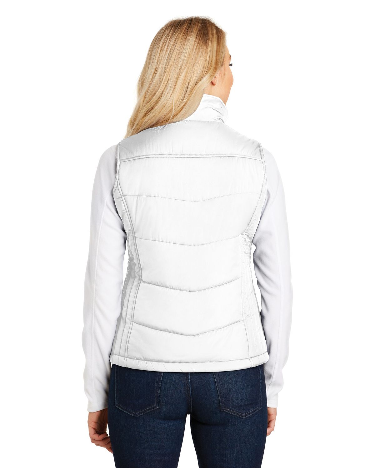 'Port Authority L709 Ladies Polyester Shell Puffy Vest '