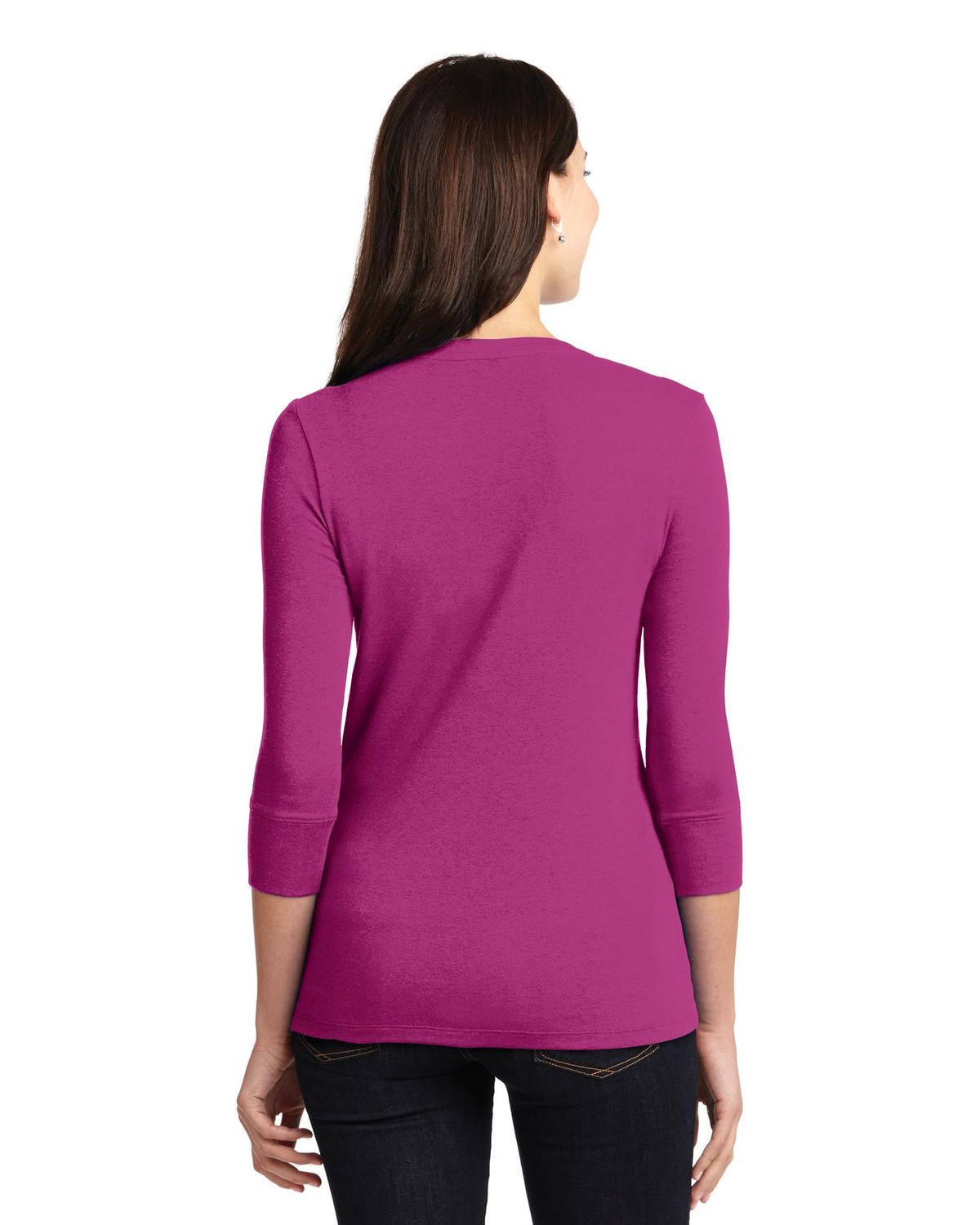 'Port Authority LM1007 Ladies' Concept Stretch 3/4-Sleeve Scoop Henley'