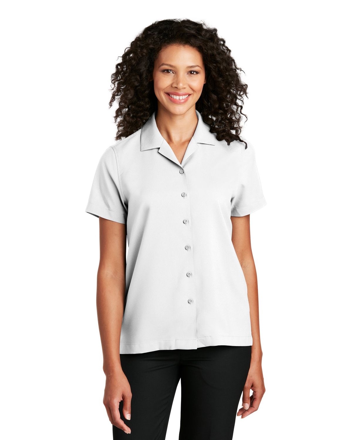 'Port Authority LW400 Ladies Short Sleeve Performance Staff Shirt'