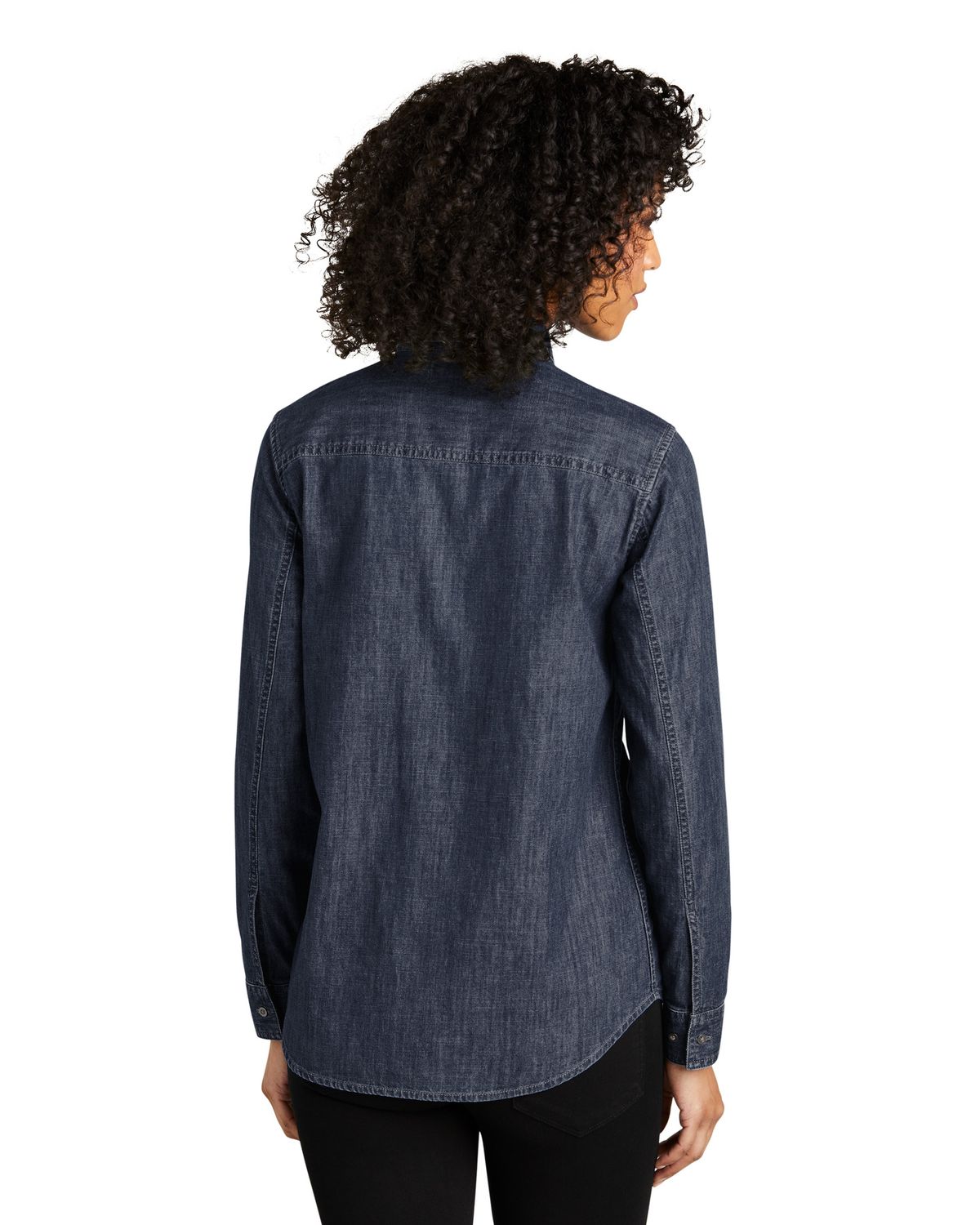 'Port Authority LW676 Ladies' Long Sleeve Perfect Denim Shirt'