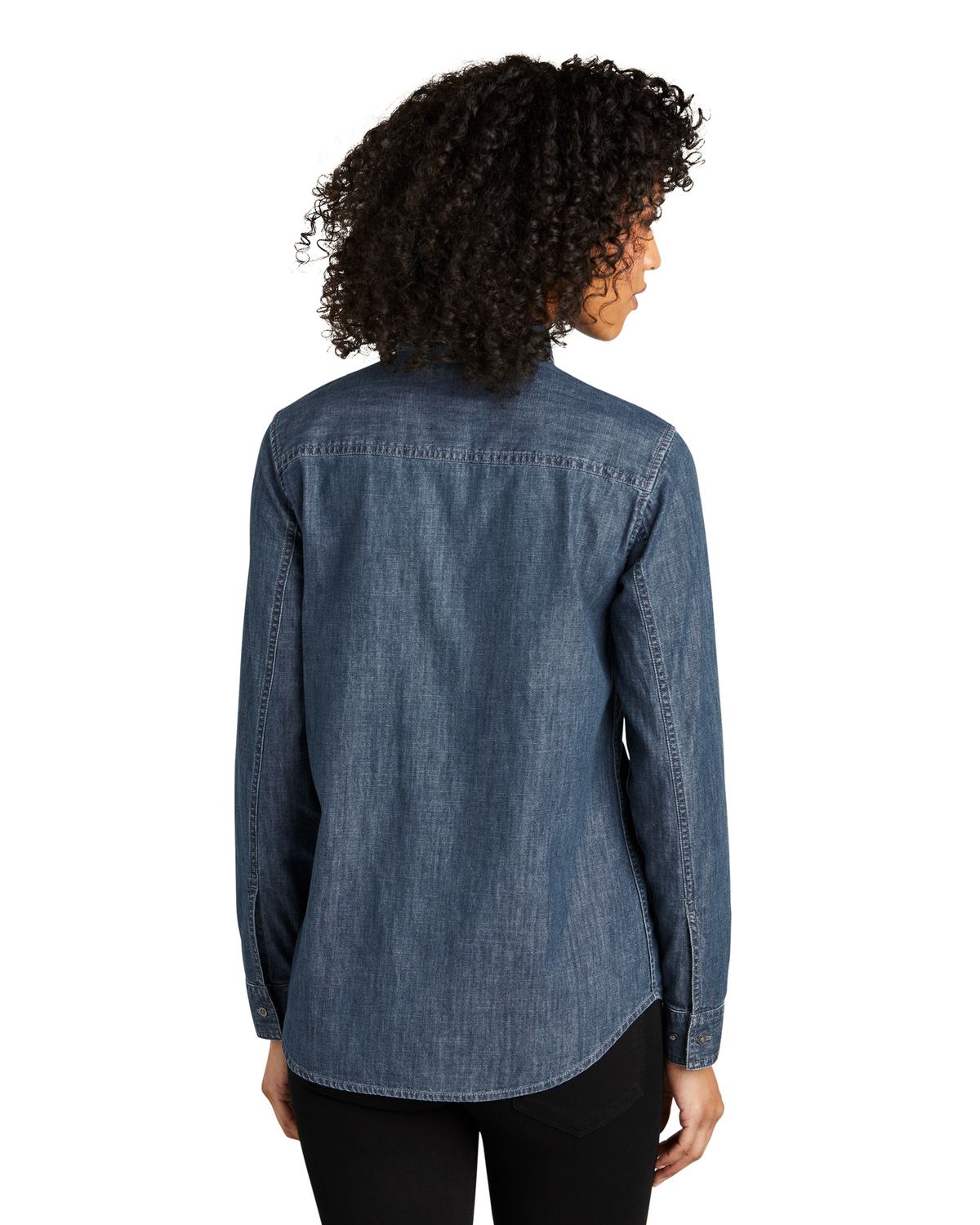 'Port Authority LW676 Ladies' Long Sleeve Perfect Denim Shirt'