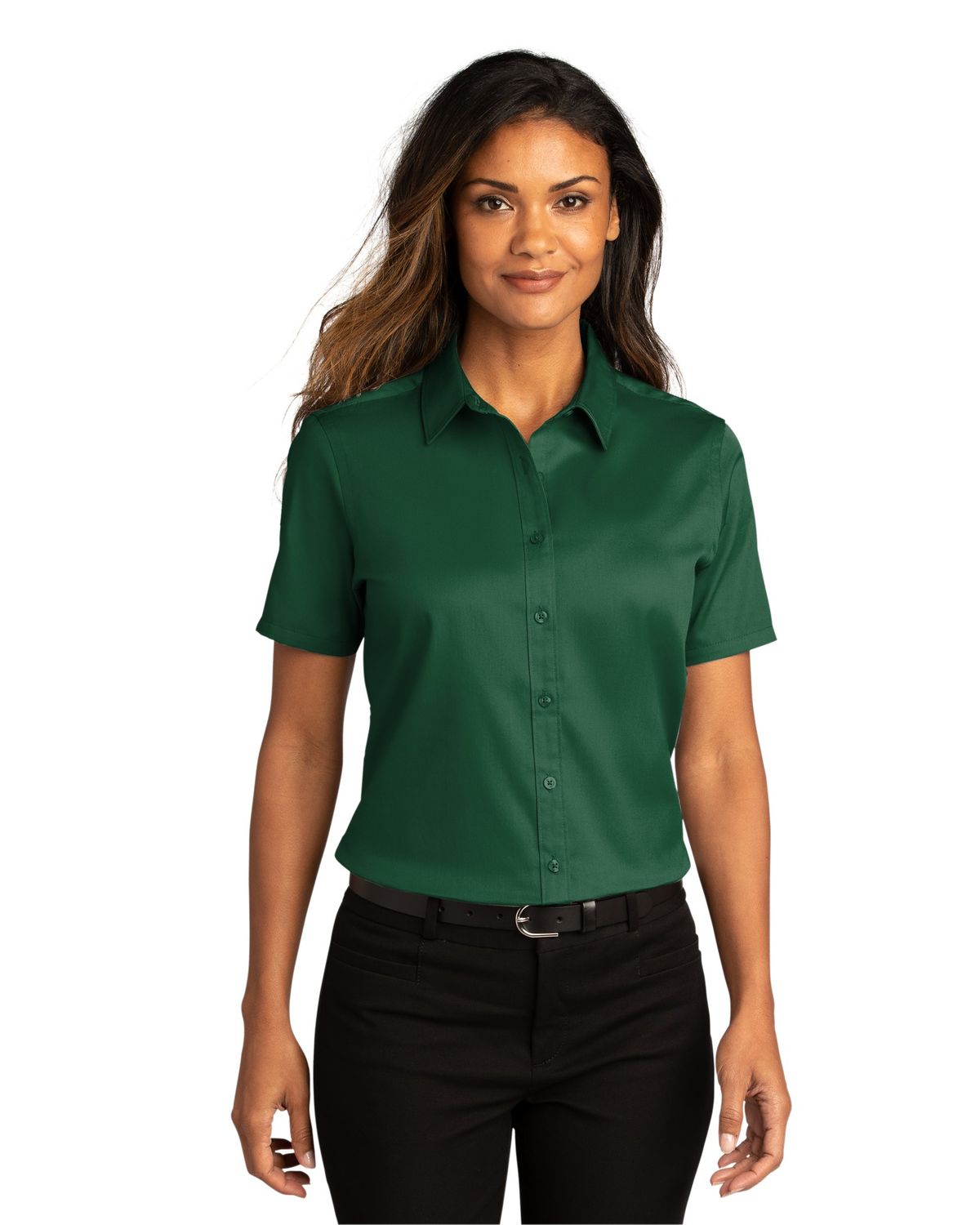 'Port Authority LW809 Ladies' Short Sleeve SuperPro React Twill Shirt'