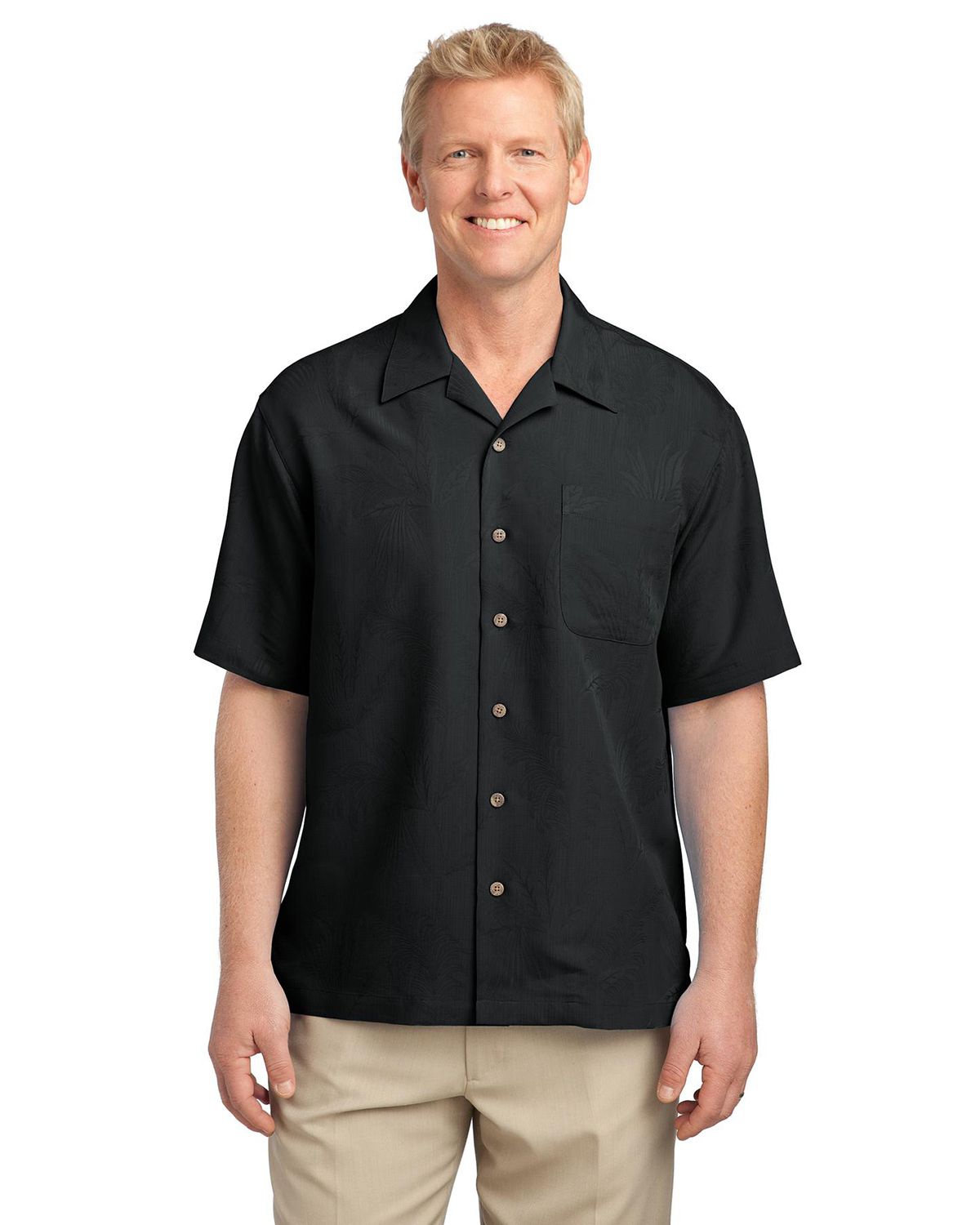 'Port Authority S536 Patterned Easy Care Camp Shirt'