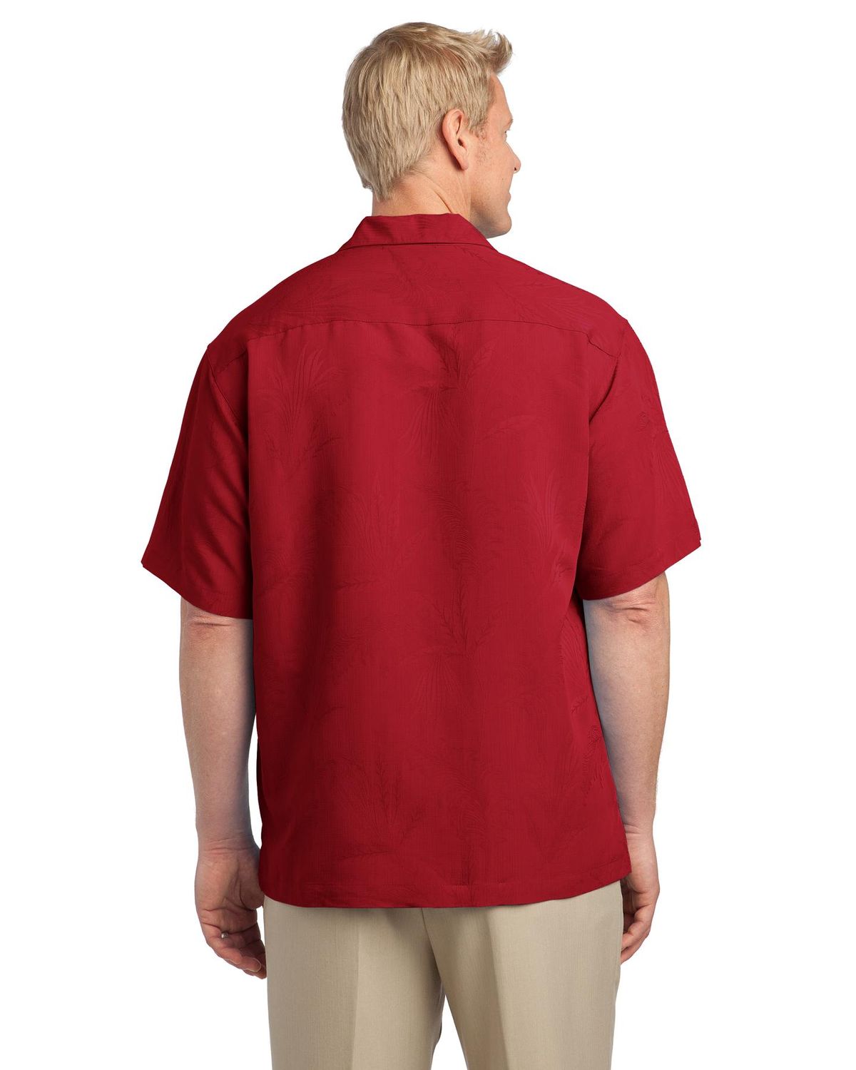 'Port Authority S536 Men's Patterned Easy Care Camp Shirt'