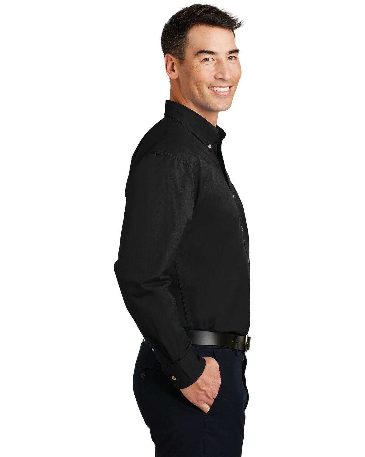 'Port Authority S600T Men's Long Sleeve Twill'