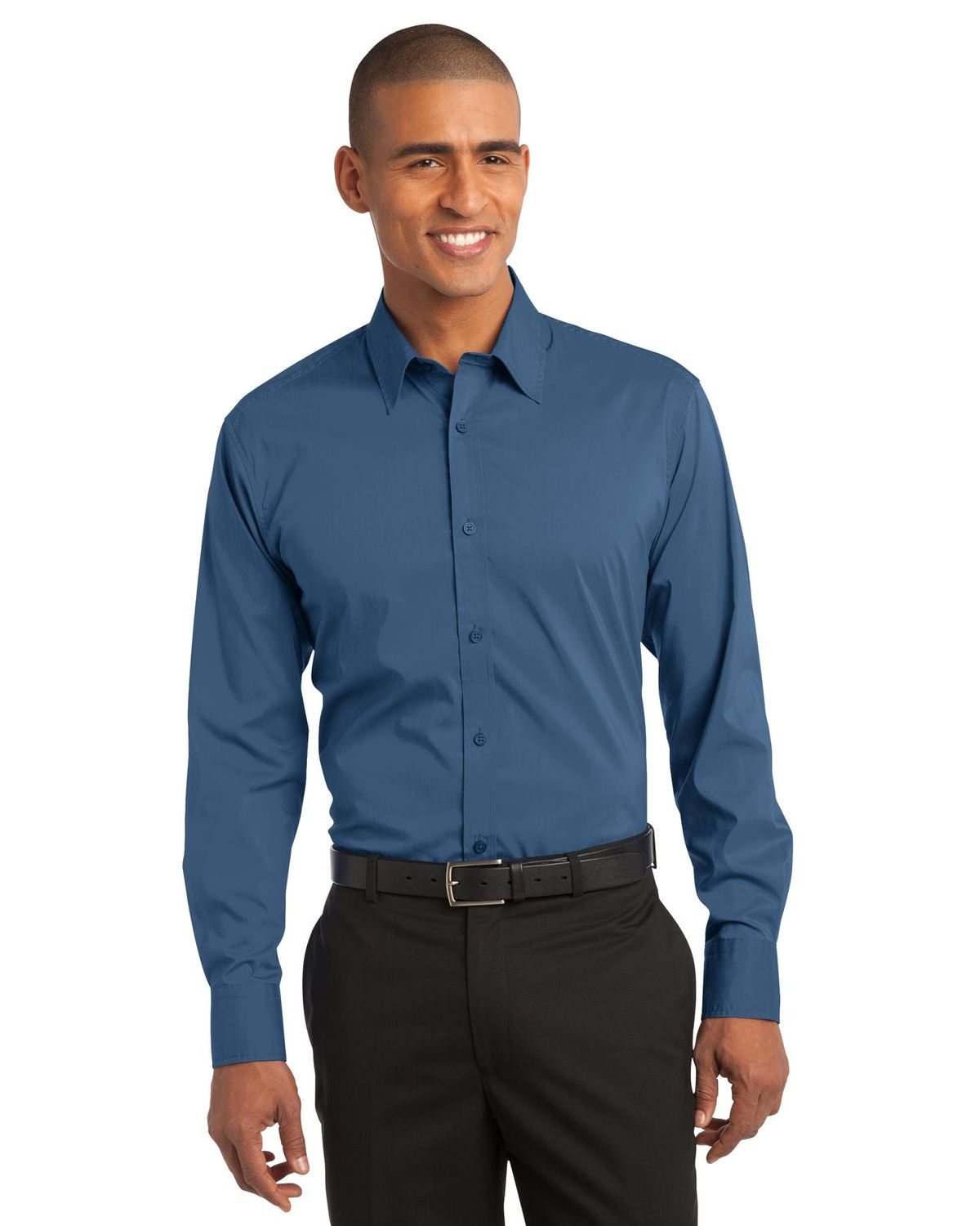 'Port Authority S646 Men's Stretch Poplin Shirt'