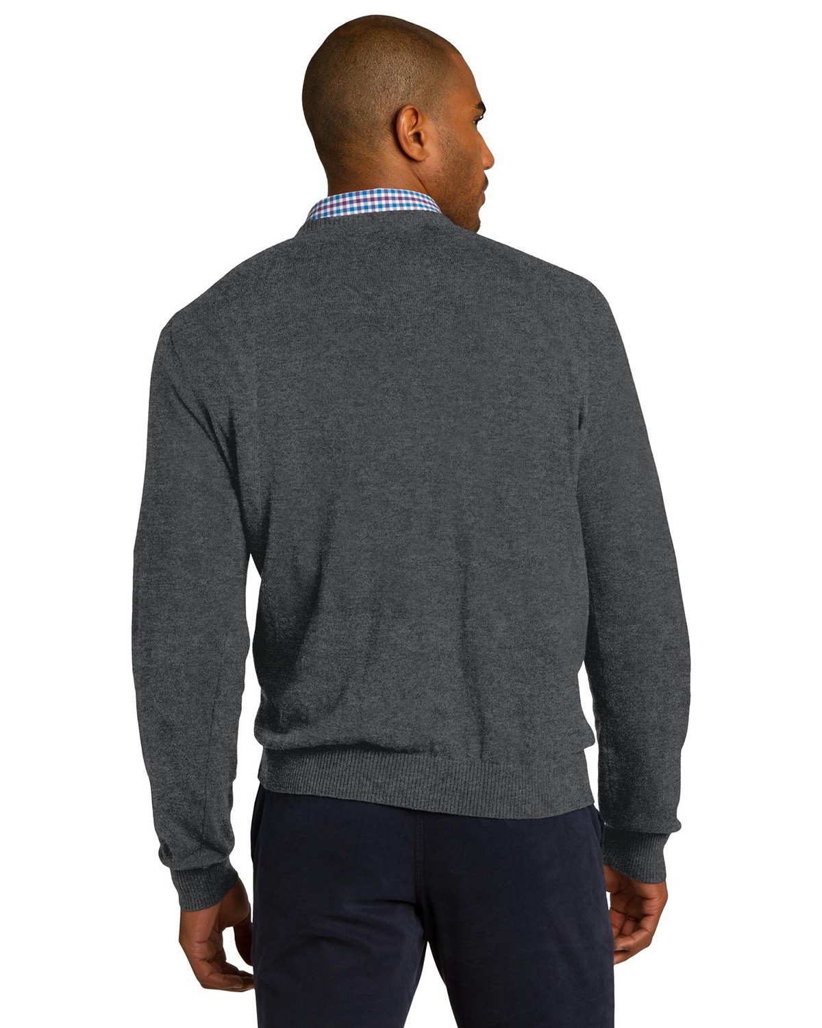 'Port Authority SW285 Men's V-Neck Sweater'