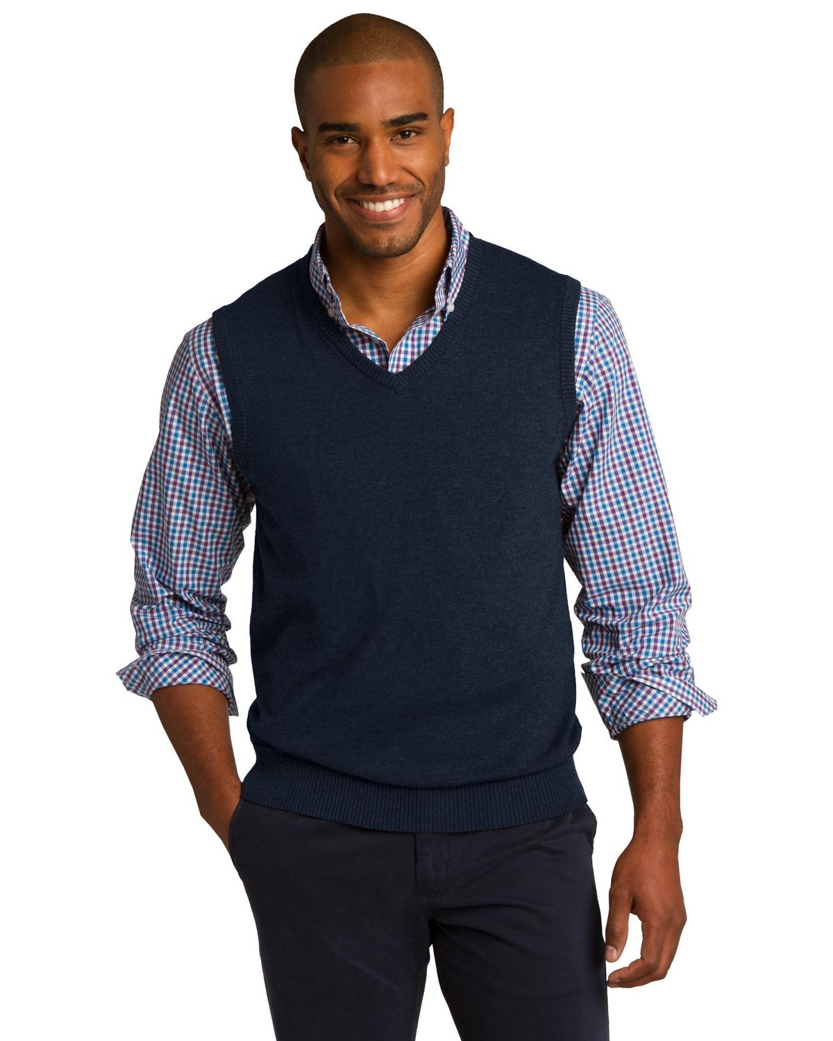 'Port Authority SW286 Men's Sweater Vest'