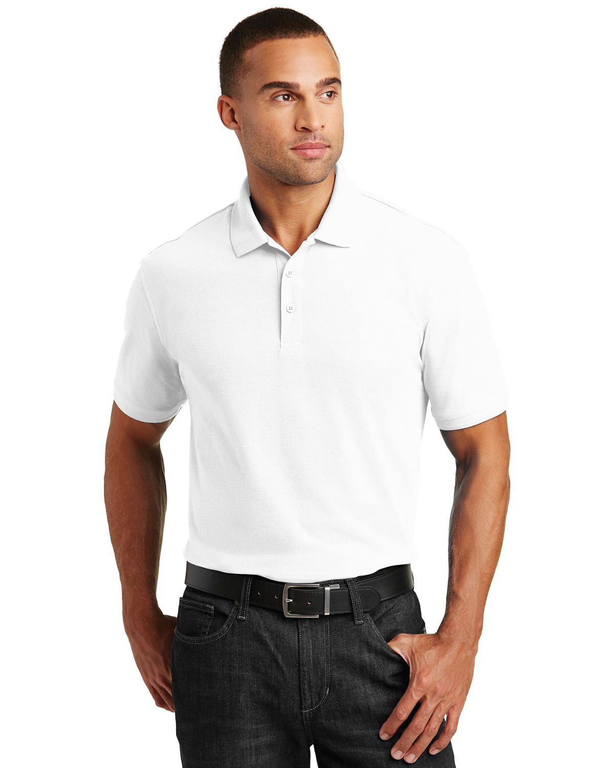 'Port Authority TLK100 Tall Core Classic Pique Polo Shirt'