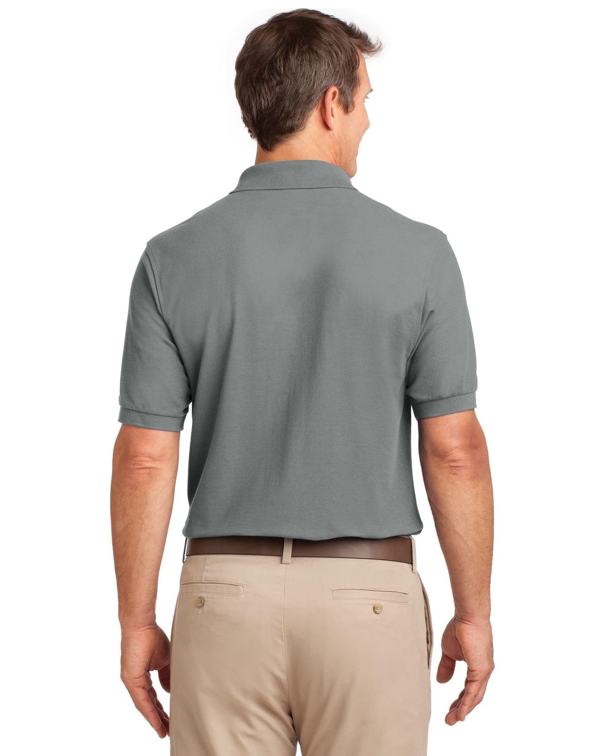 'Port Authority TLK500P Tall Silk Touch Polo with Pocket'