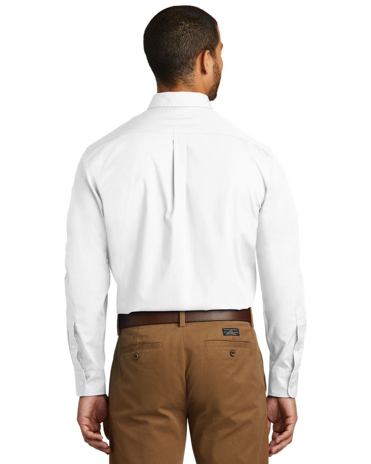 'Port Authority TW100 Tall Long Sleeve Carefree Poplin Shirt'