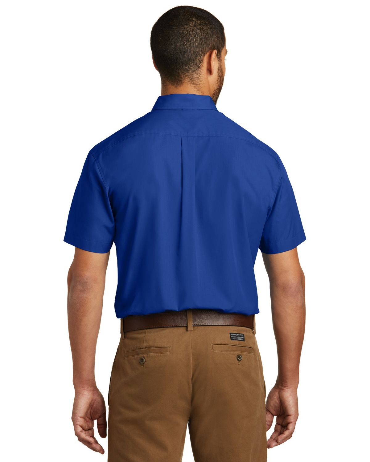 'Port Authority W101 Men's Short Sleeve Carefree Poplin Shirt'