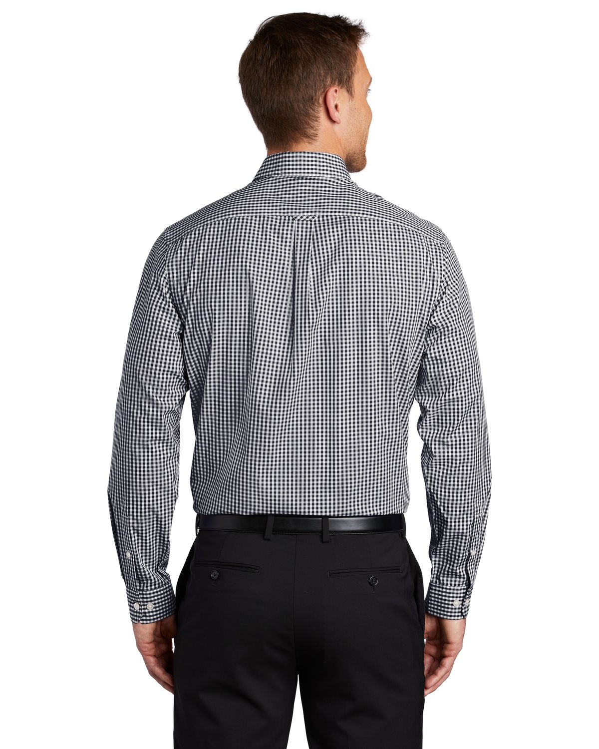 'Port Authority W644 Broadcloth Gingham Easy Care Shirt'