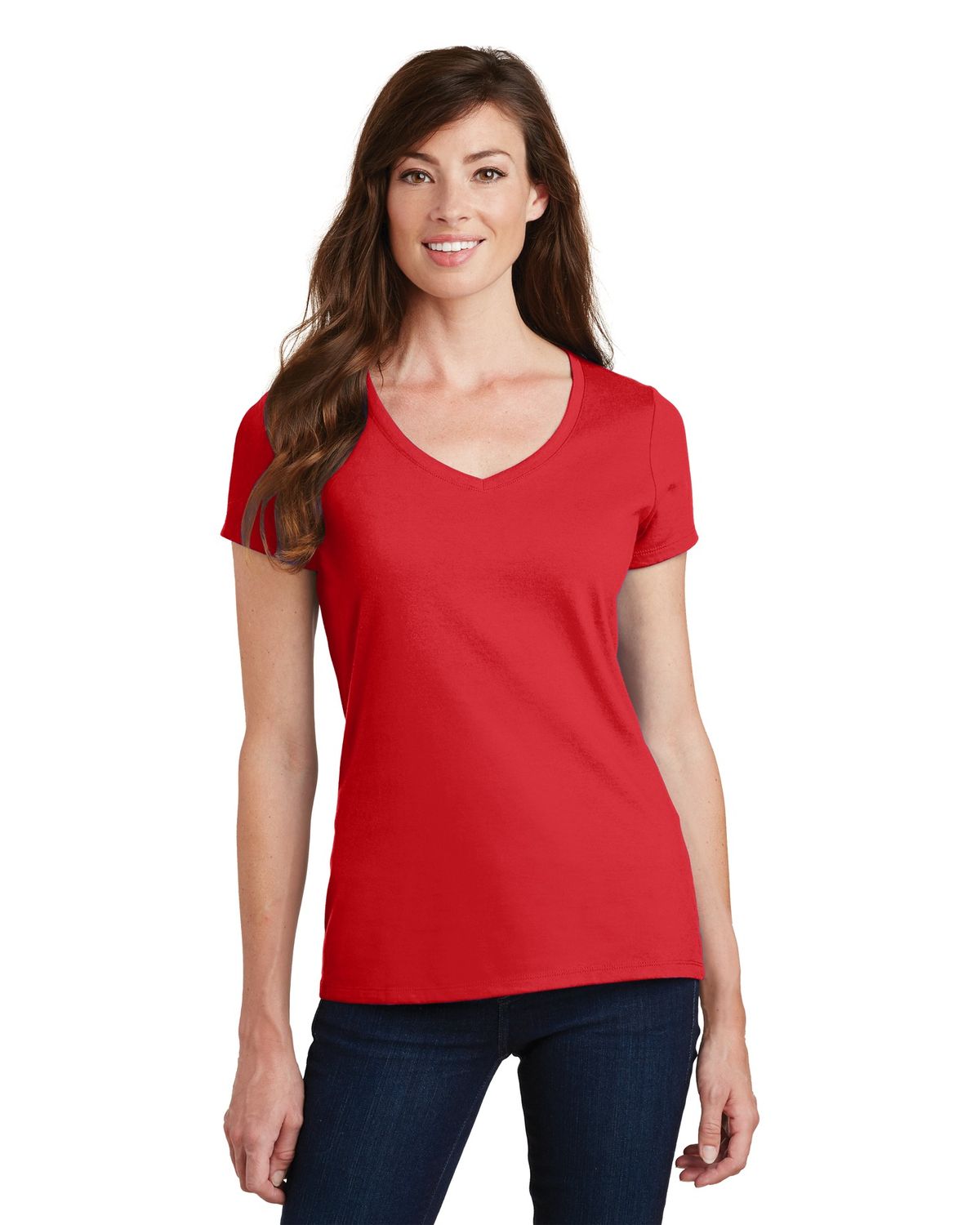 'Port & Company LPC450V Ladies' Fan Favorite V-Neck Tee'