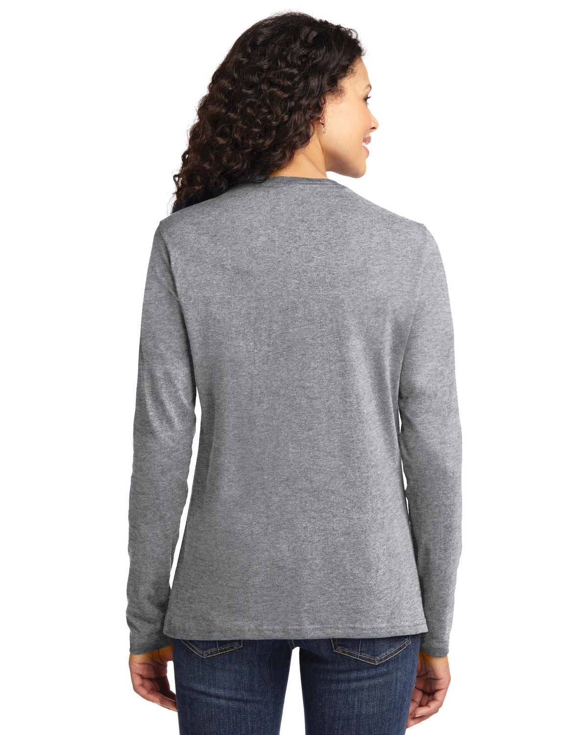 Port & Company LPC54LS Women's by Port Authority Long Sleeve T Shirt ...