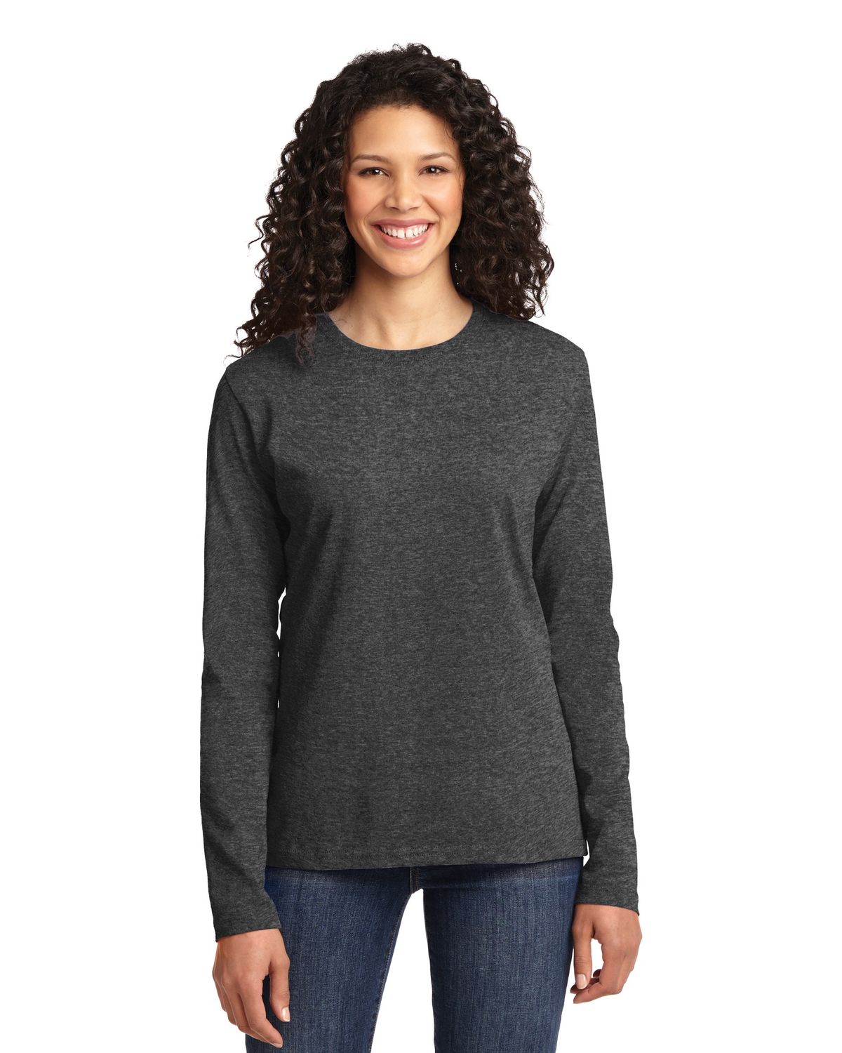 'Port & Company LPC54LS Women's by Port Authority Long Sleeve T Shirt'