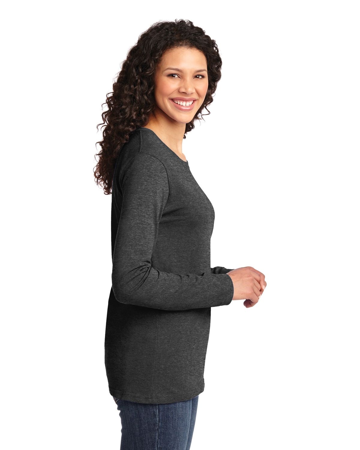 'Port & Company LPC54LS Women's by Port Authority Long Sleeve T Shirt'
