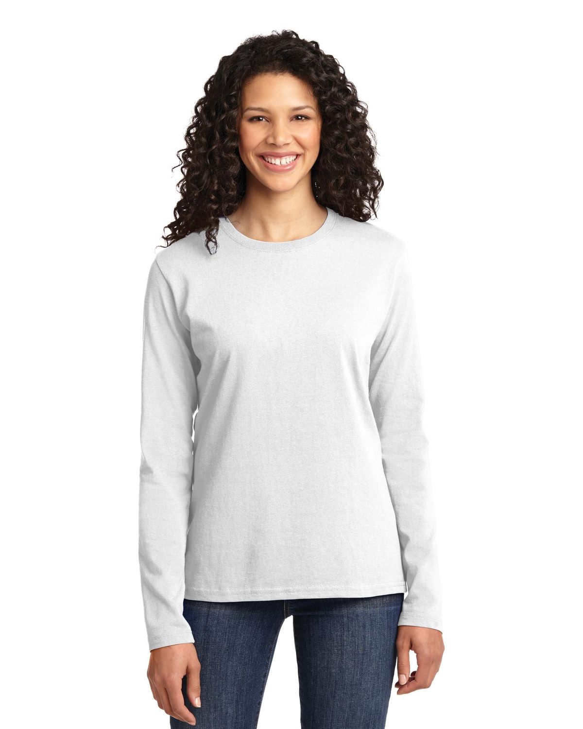 'Port & Company LPC54LS Women's by Port Authority Long Sleeve T Shirt'