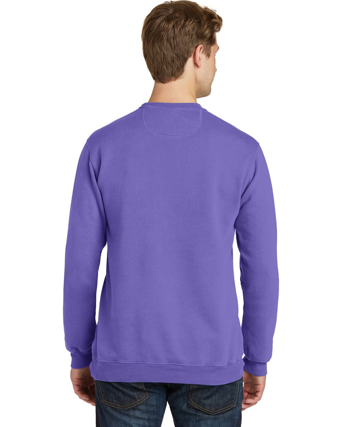 'Port & Company PC098 Pigment-Dyed Crewneck Sweatshirt'