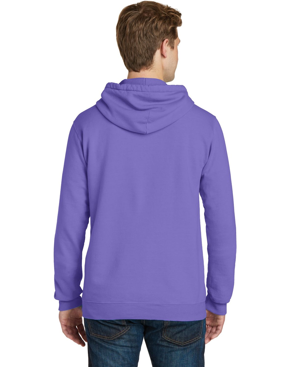 'Port & Company PC098H Pigment-Dyed Pullover Hooded Sweatshirt'