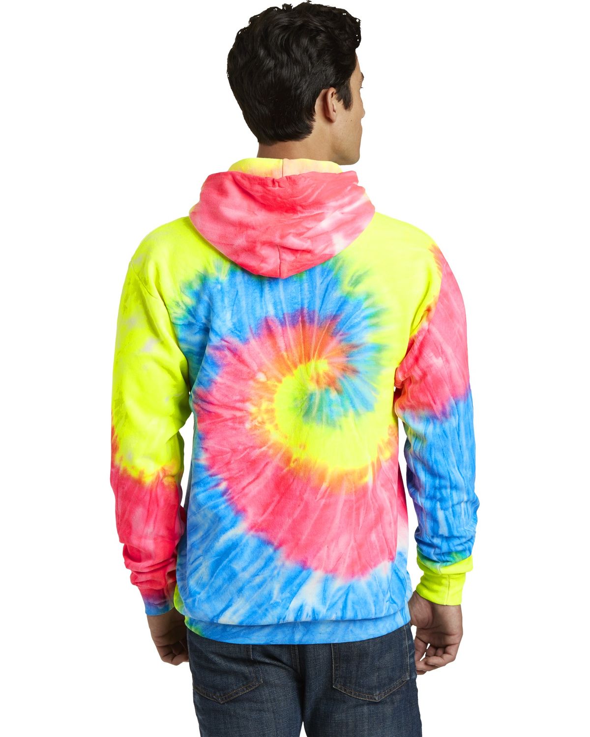 'Port & Company PC146 Men's Tie-Dye Pullover Hooded Sweatshirt'