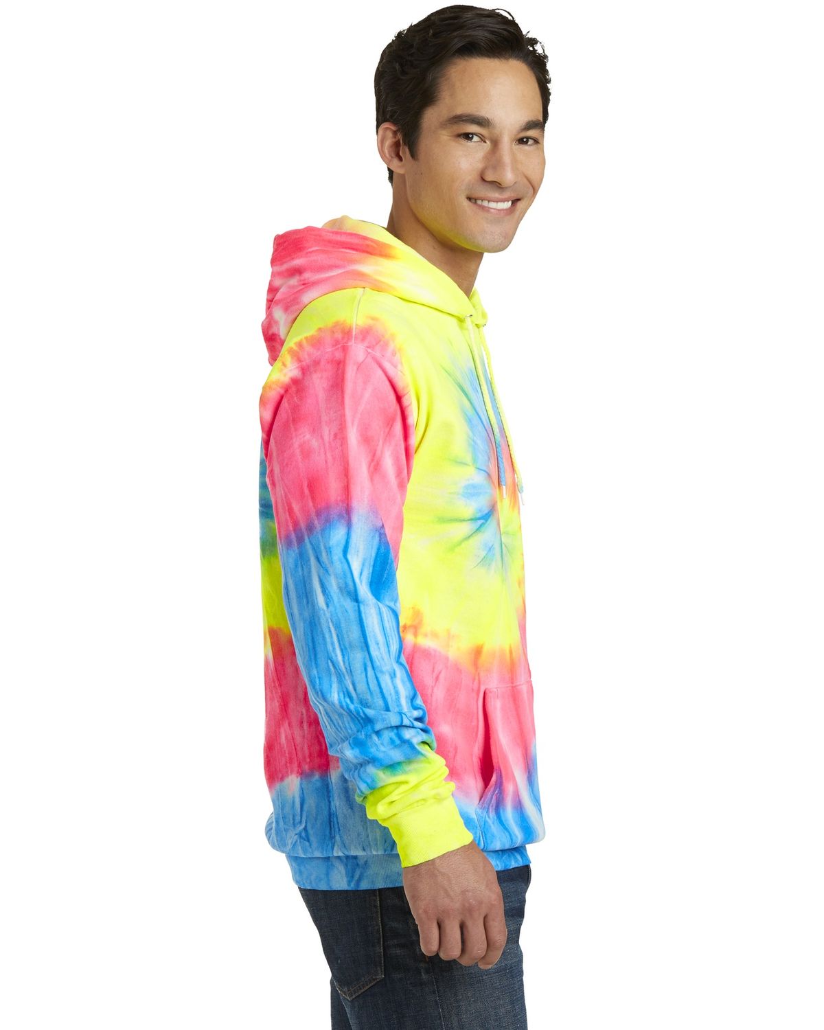 'Port & Company PC146 Men's Tie-Dye Pullover Hooded Sweatshirt'