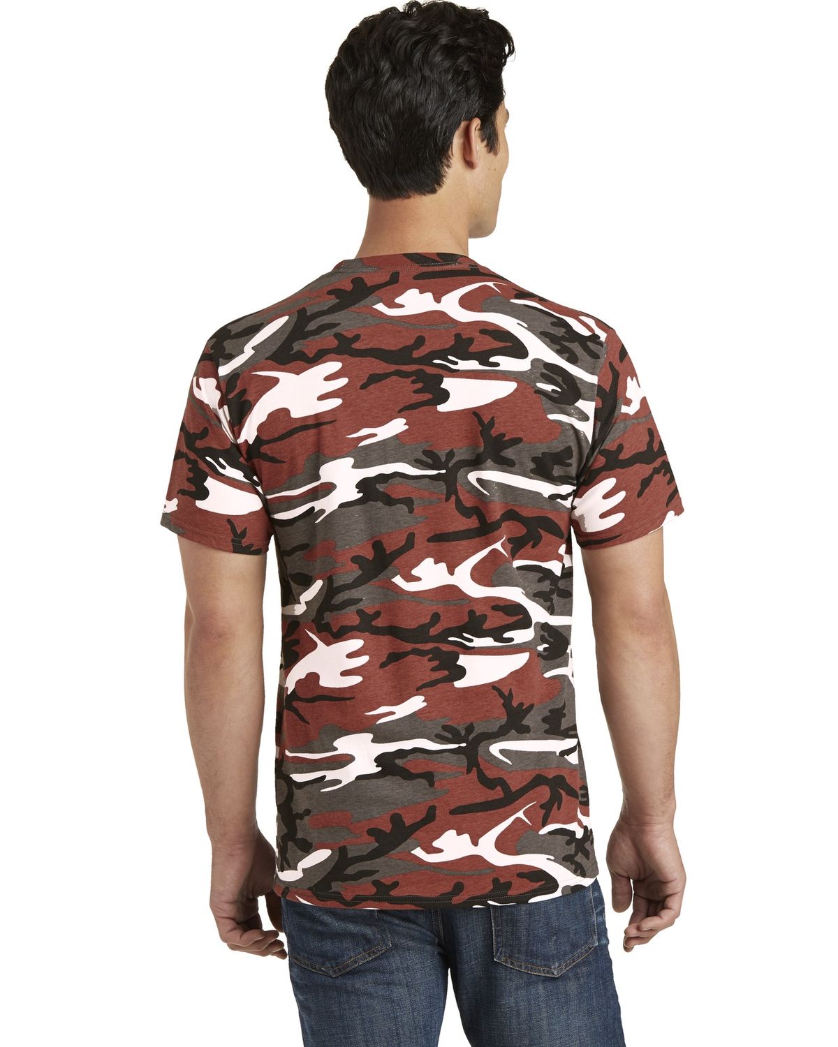 'Port & Company PC54C Men's 100% Cotton Camo T-shirt'