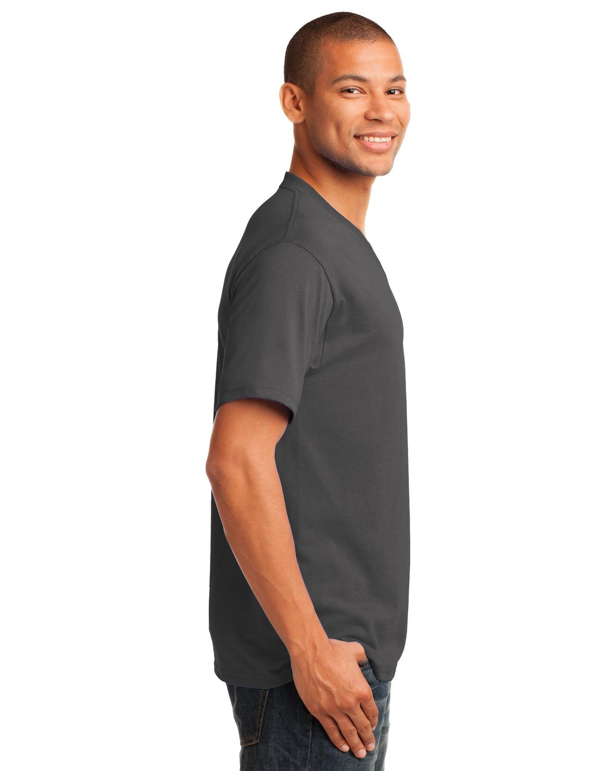 'Port & Company PC54V Men's V-Neck T-Shirt'