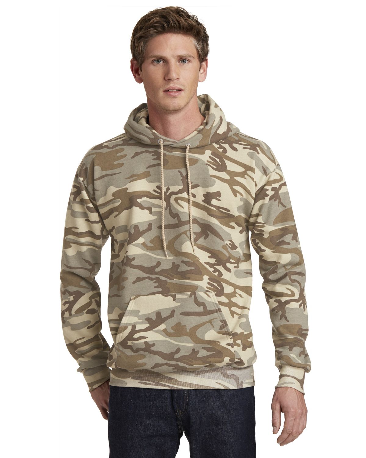 'Port & Company PC78HC Core Fleece Camo Pullover Hooded Sweatshirt'