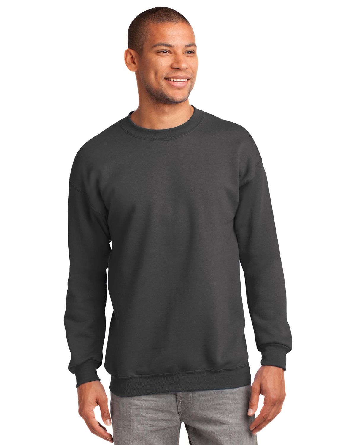 Port u0026 Company PC90 Essential Fleece Crewneck Sweatshirt-Veetrends.com