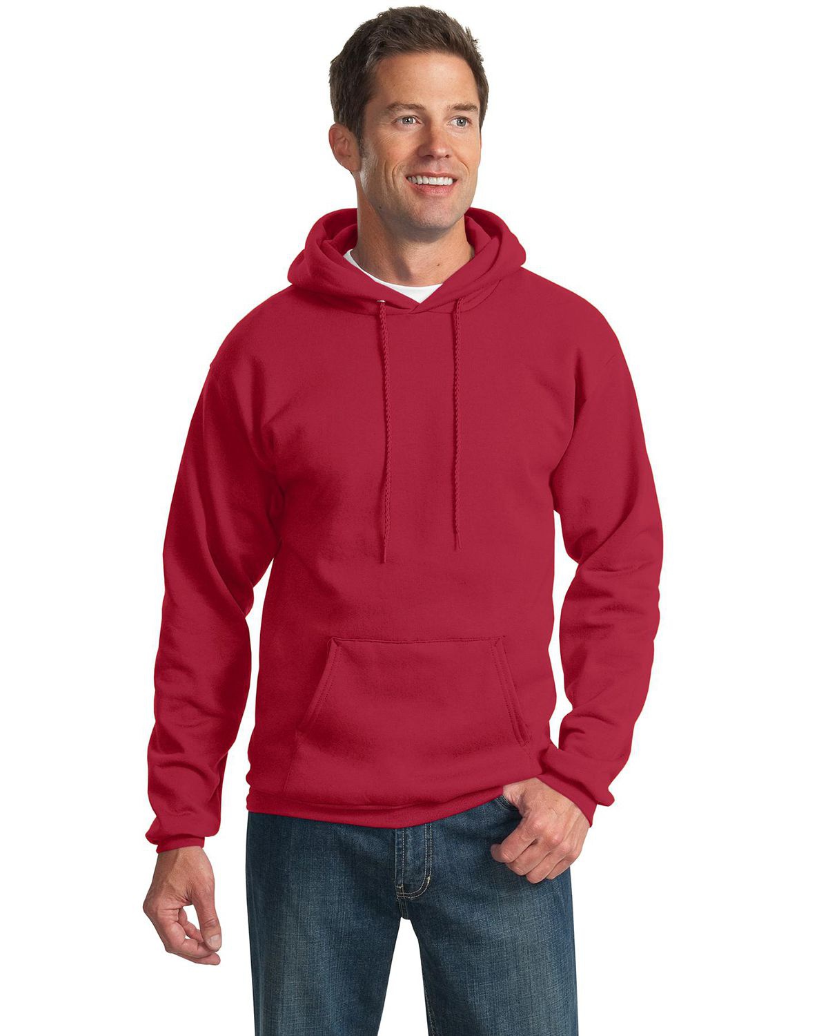 'Port & Company PC90HT Men's Tall Essential Pullover Hooded Sweatshirt'