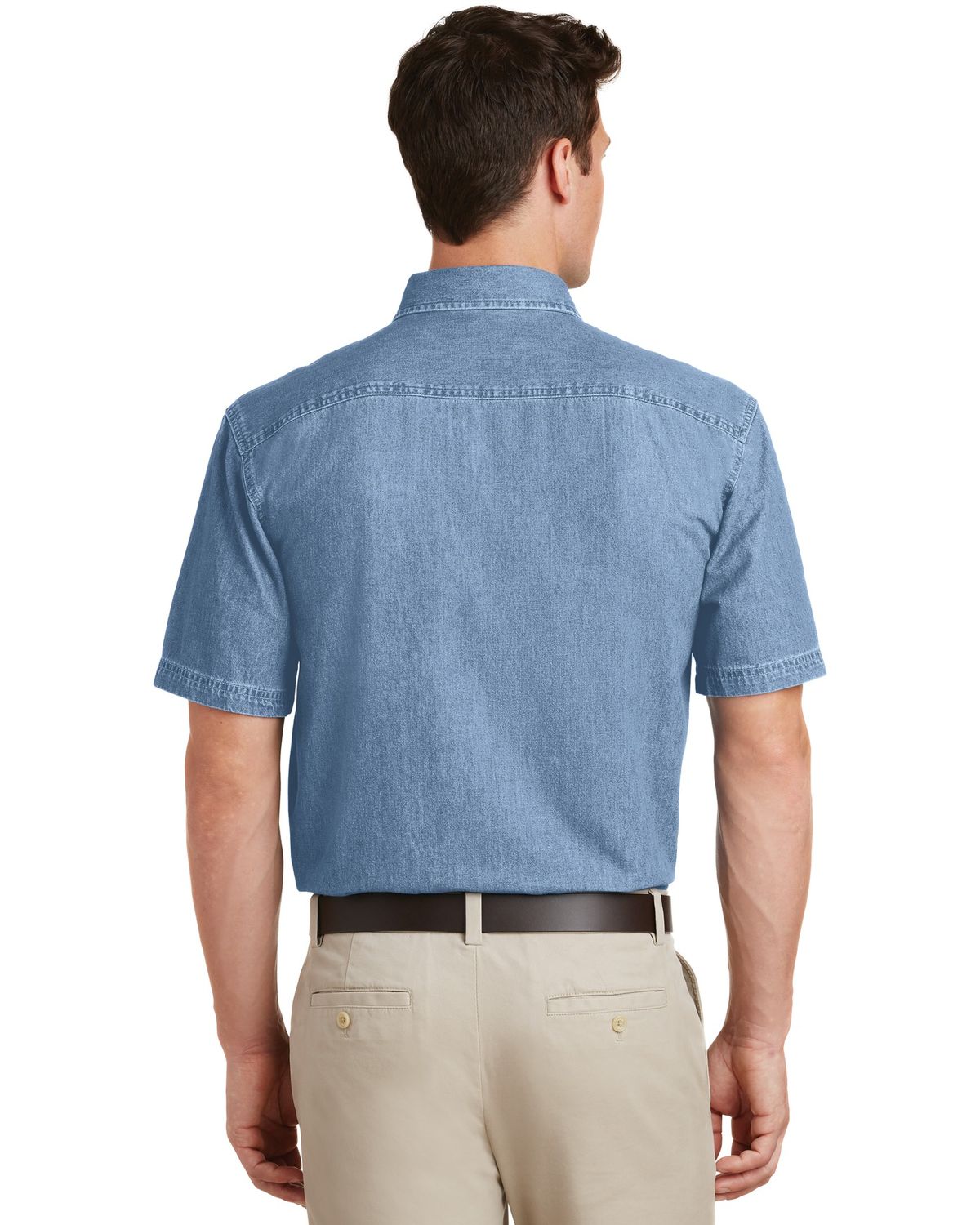 'Port & Company SP11 Men’s Short Sleeve Value Denim Shirt'
