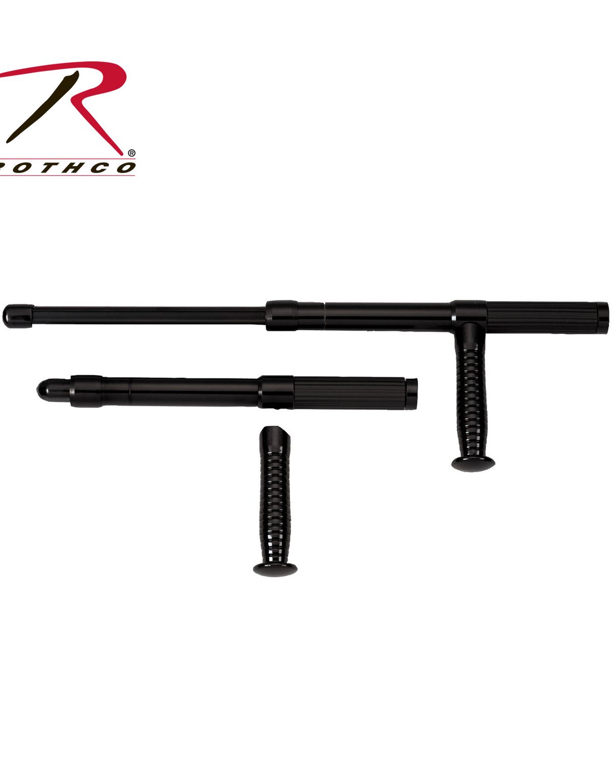 'Rothco 10034 21" Expandable Aluminum Baton W/ Side Handle'