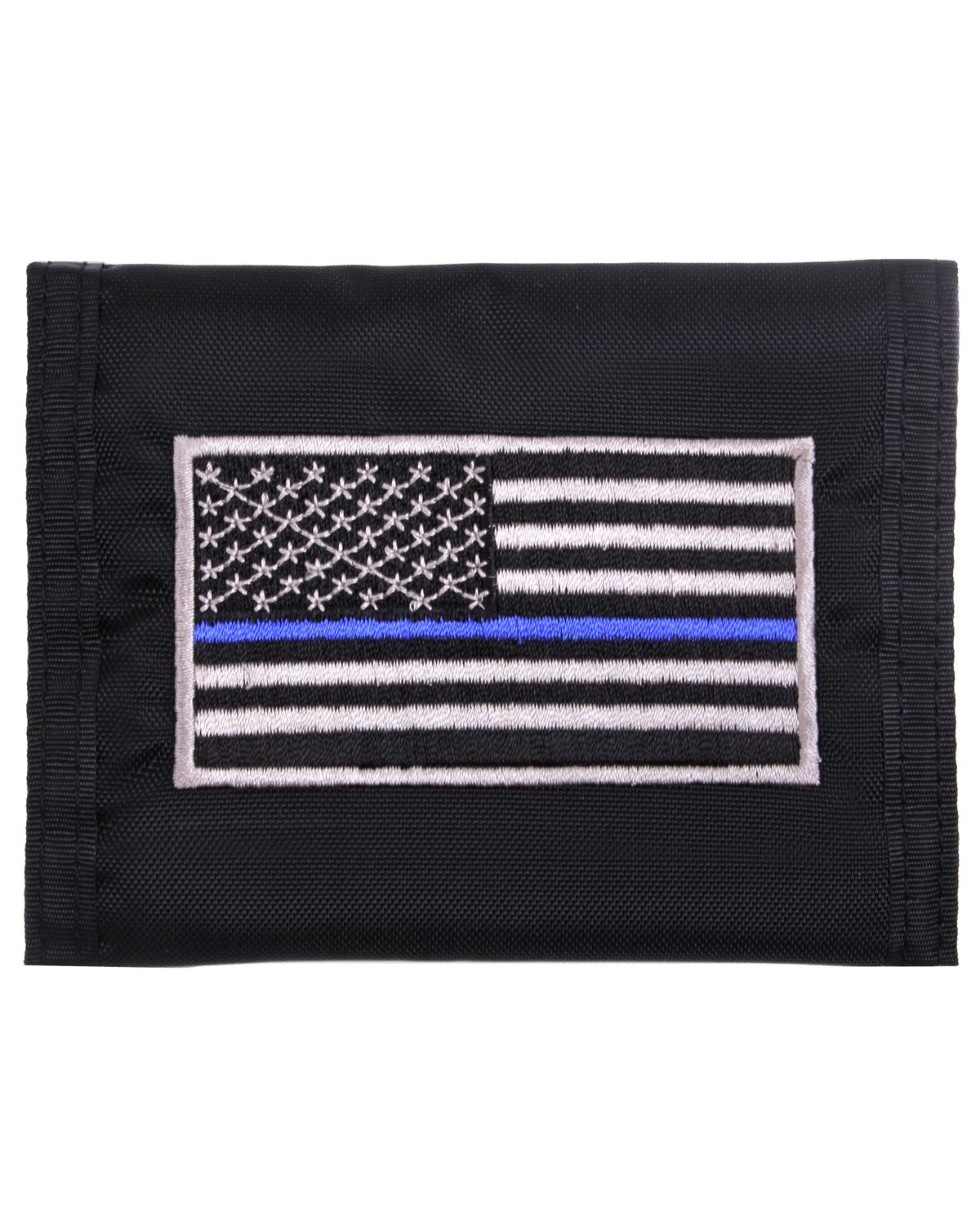 'Rothco 10649 Thin Blue Line Flag Nylon Commando Wallet'