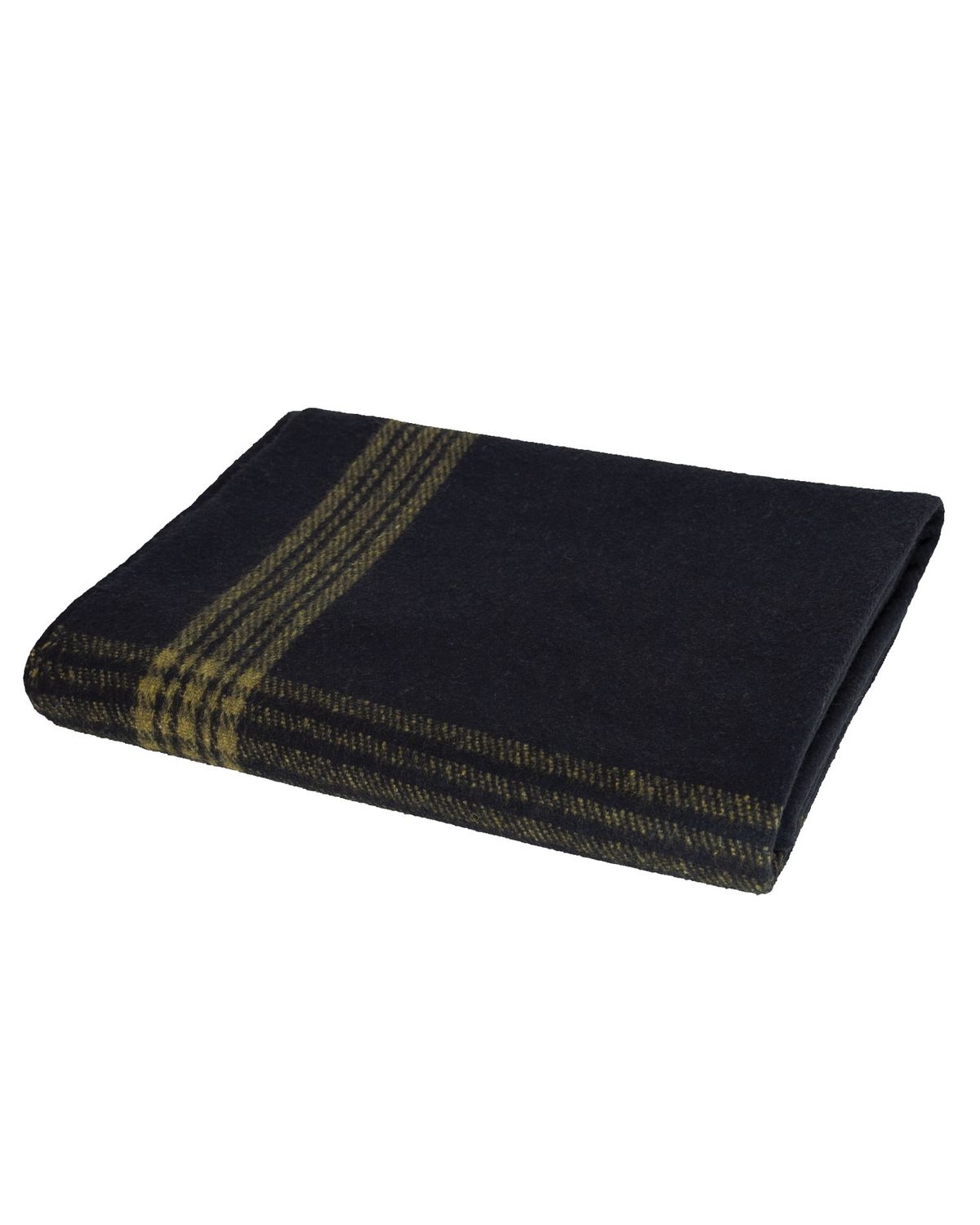 'Rothco 1081 Navy with Gold Stripe Wool Blanket'