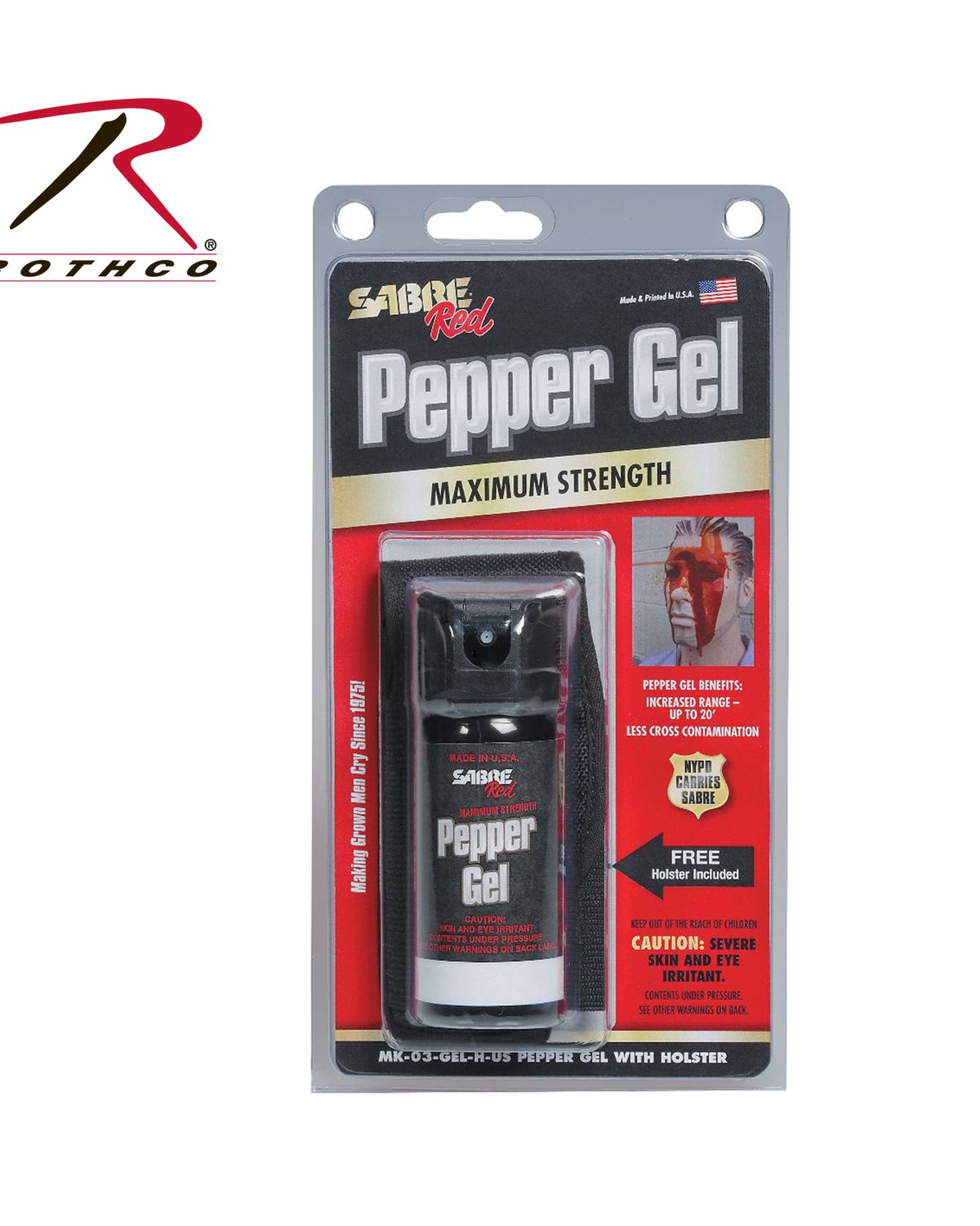 'Rothco 11015 Sabre Pepper Gel With Holster'