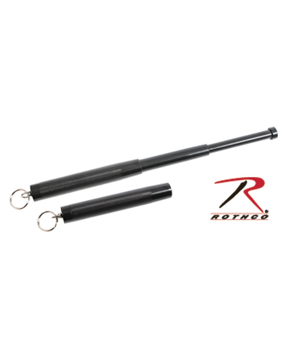 'Rothco 11030 Expandable Baton With Keyring / Black - 12'