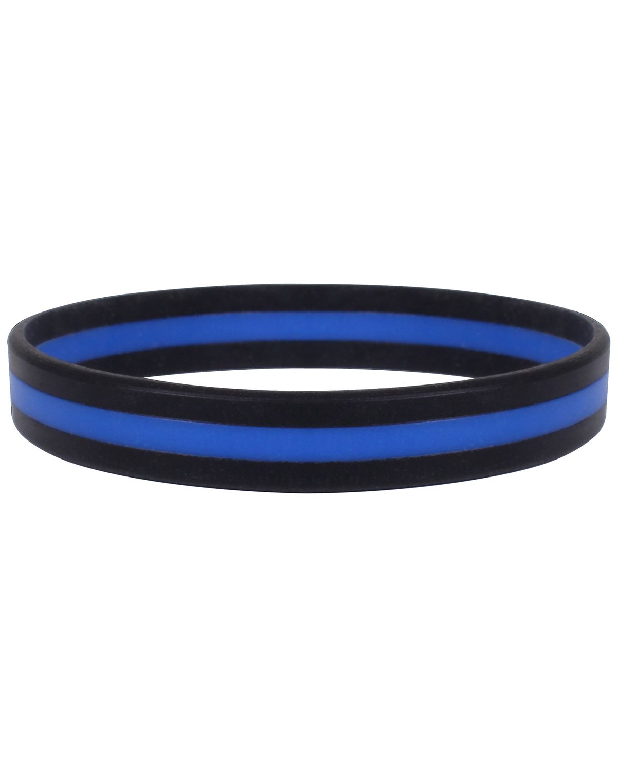 'Rothco 1180 Silicone Thin Blue Line Bracelet'