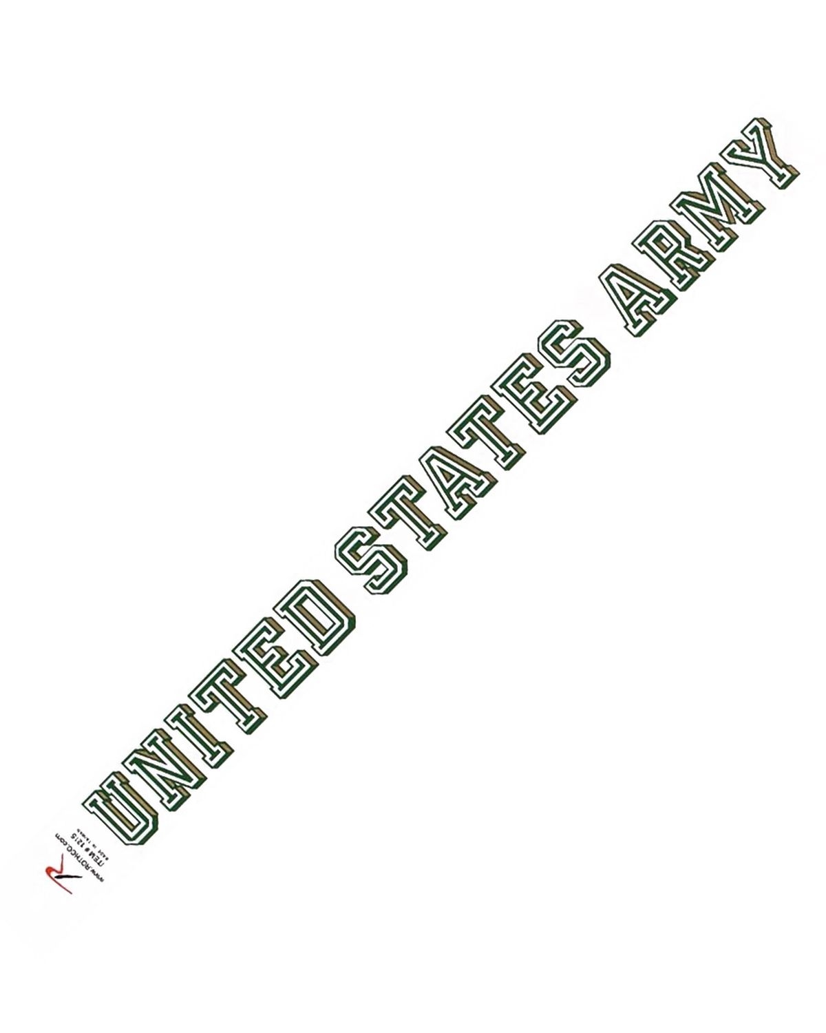 'Rothco 1215  United States Army Decal'