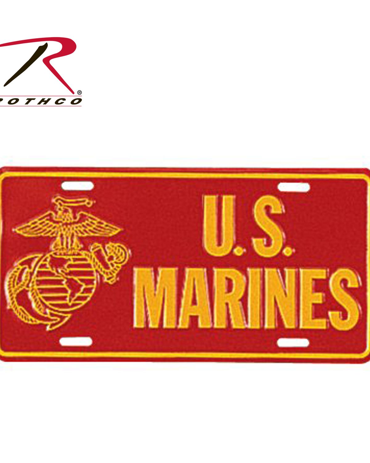 'Rothco 1370 U.S. Marines License Plate'