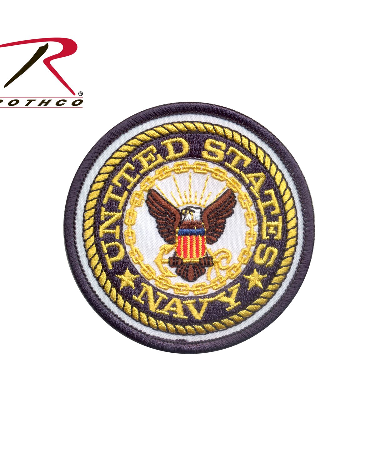 'Rothco 1590 U.S. Navy Round Patch'