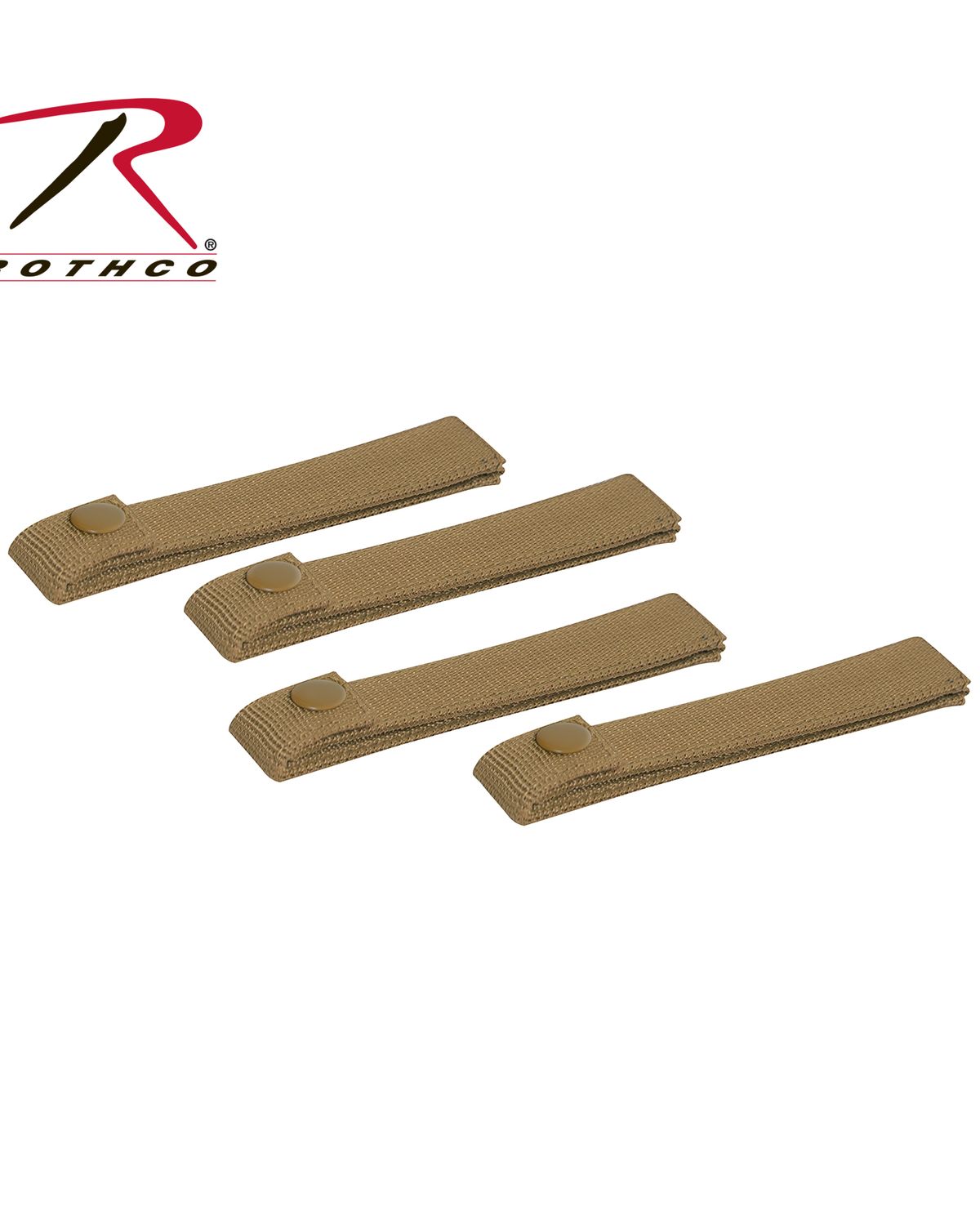 Rothco 1609 Molle Replacement Straps - 4 Pack - Coyote Brown