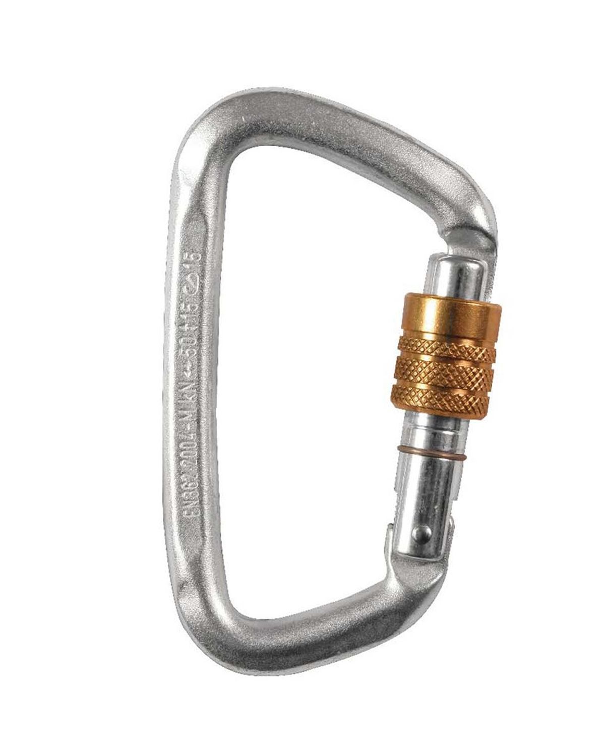'Rothco 163 Hard Steel Modified D Key Screw Gate Carabiner'